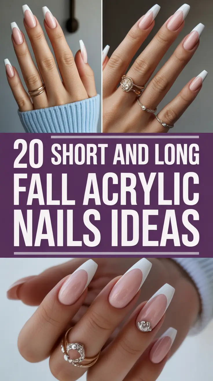 Short and Long Fall Acrylic Nails Ideas 2025: Trendy Designs from Simple to Baddie Looks