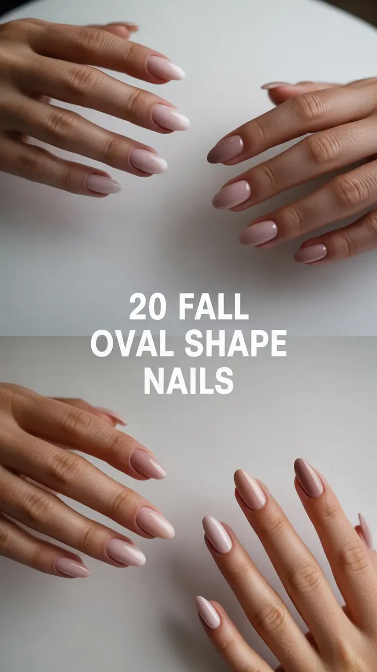 Fall 2025 Oval Shape Nails: Elegant & Cute Designs for Autumn Mood