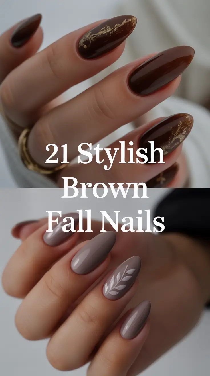 Stylish Brown Fall Nails 2025: Inspo & Trendy Designs for the Season