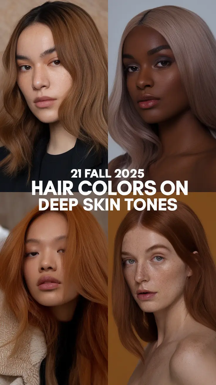 Fall 2025 Hair Colors on Deep Skin Tones: Stunning Trends for Brunettes, Blondes & Beyond