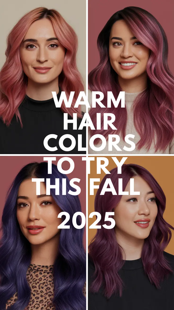 Warm Hair Colors to Try This Fall 2025: From Chocolate Browns to Caramel Highlights
