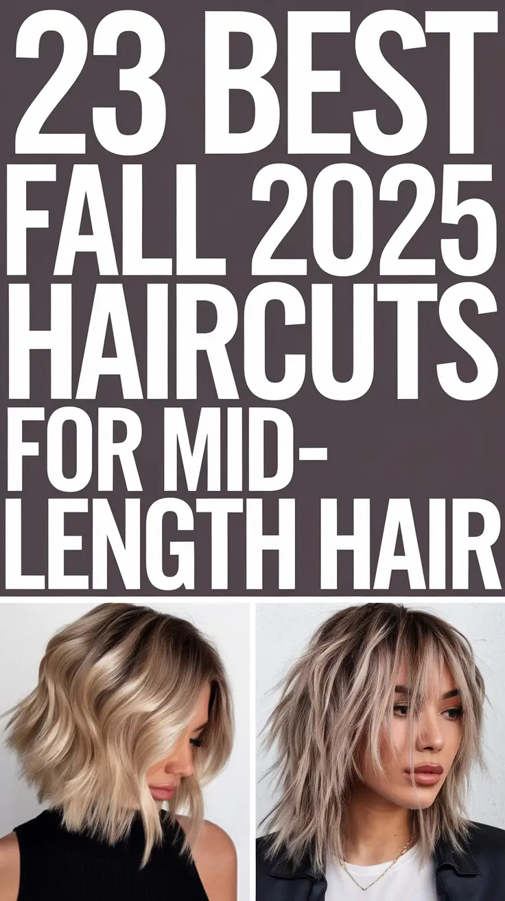 Best Fall 2025 Haircuts for Mid-Length Hair – Trendy Styles for the Season