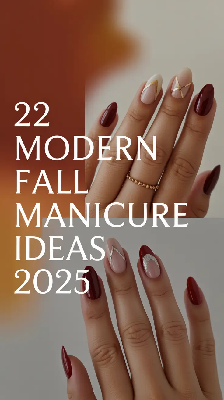 Modern Fall Manicure Ideas 2025 – Classy Designs & Trending Colors for Short Nails