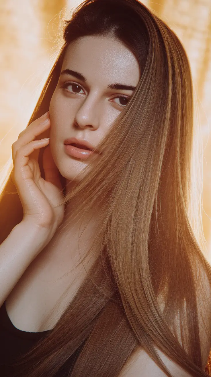 Top Fall Hair Colors Ideas 2025 on Warm Skin Neutral Caramel Veil for Pale and Warm Skin