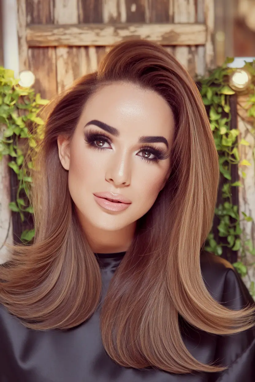 Top Fall Hair Colors Ideas 2025 on Warm Skin Latte Blend for Light Olive Skin