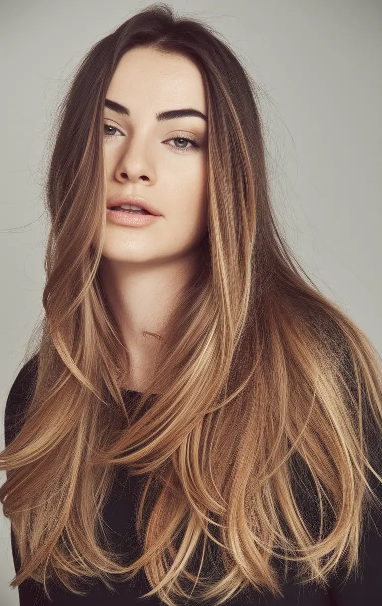 Warm Hair Colors to Try This Fall 2025 Golden-Caramel Layers for a Grown Glow
