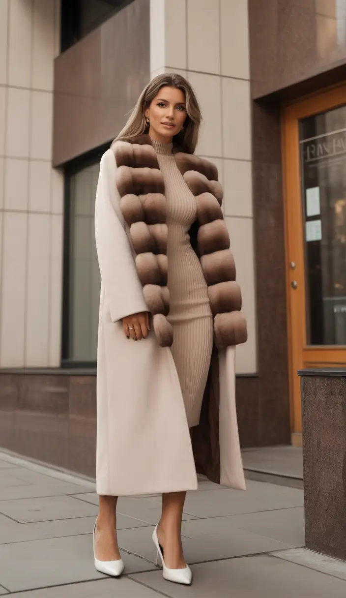 Birthday Outfit Inspiration Winter 2025 - 2026 Monochrome Neutrals with Luxe Detail