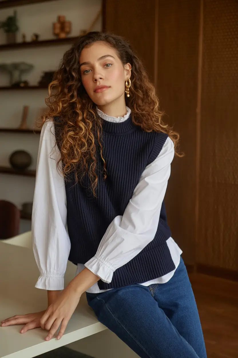 Comfy Winter Outfit Inspiration 2025 - 2026 Preppy Layers With a Modern Twist