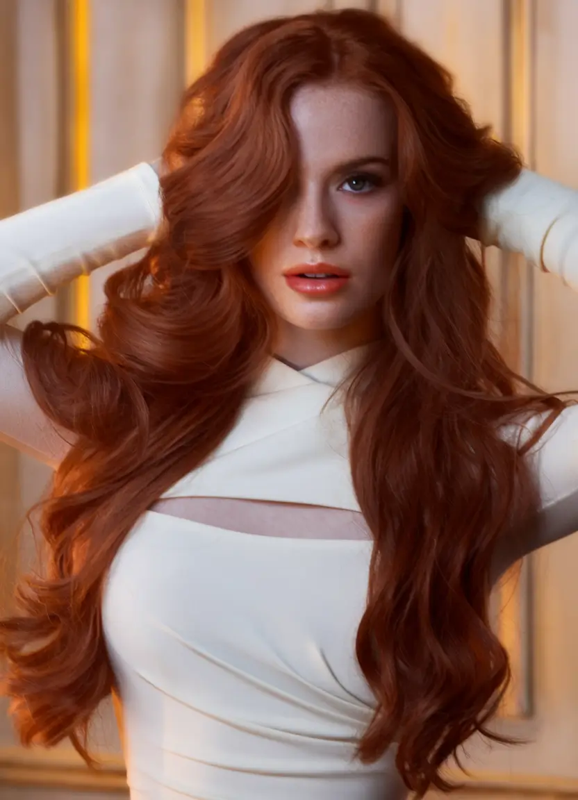 Hair Color Ideas: Auburn for Winter 2025 - 2026 Rich Auburn with Voluminous Glam