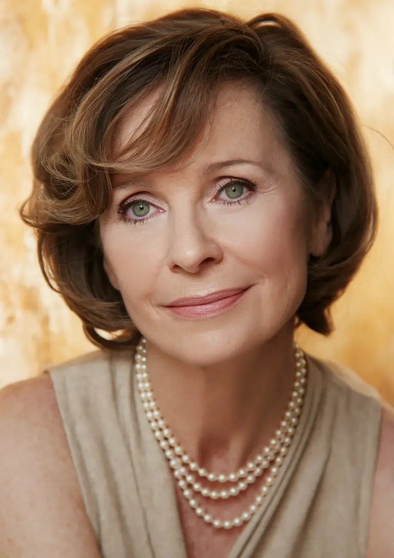 Hair Color & Winter Hairstyles for Women Over 40: 2025-2026 Timeless Short Bob with Side-Swept Bangs