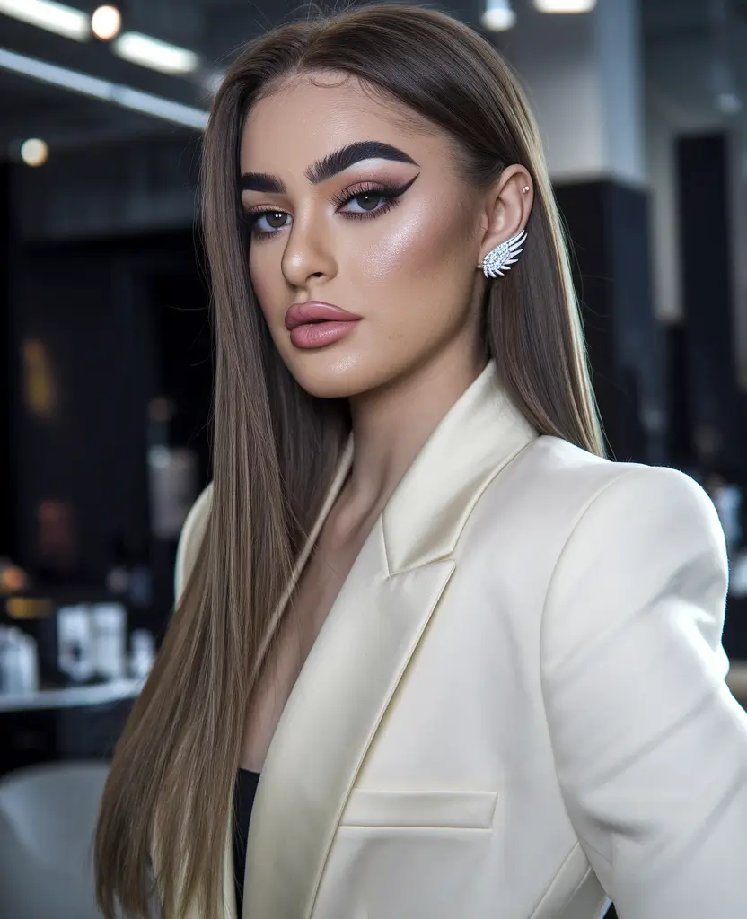 Haircuts to Try in October 2025 Glass-Straight Elegance