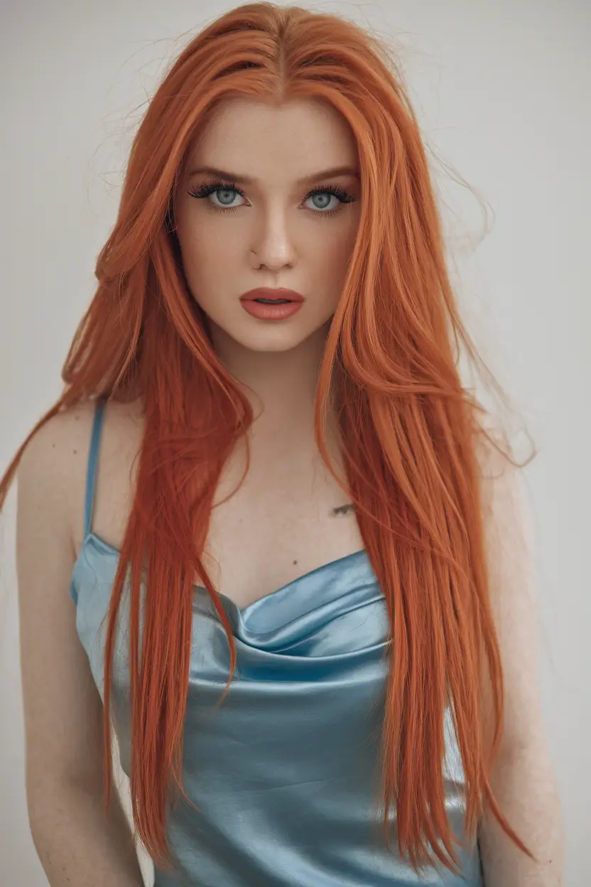 Haircuts to Try in October 2025 Sleek Red Length