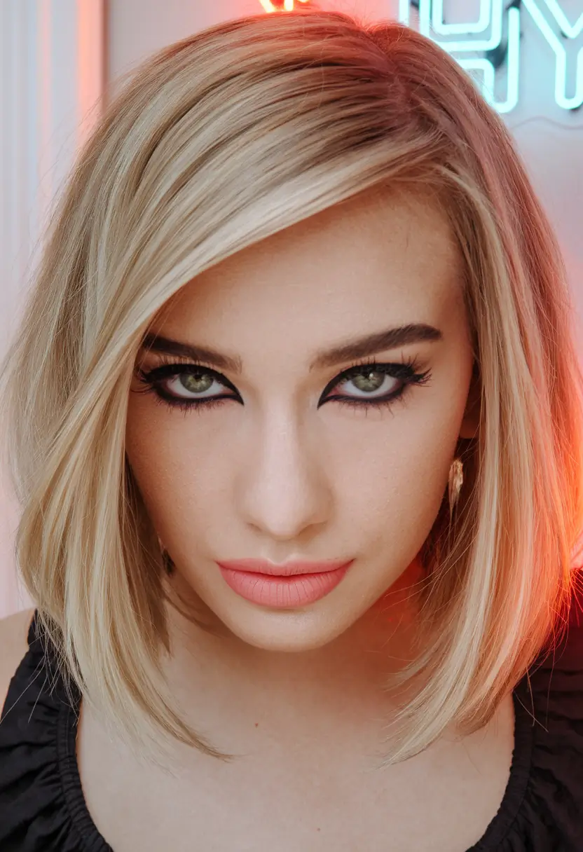 Haircuts to Try in October 2025 Polished Blonde Lob