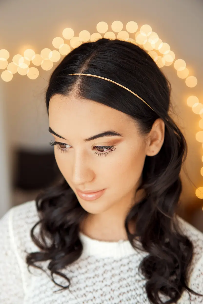 Haircuts to Try in October 2025 Romantic Curly Half-Up