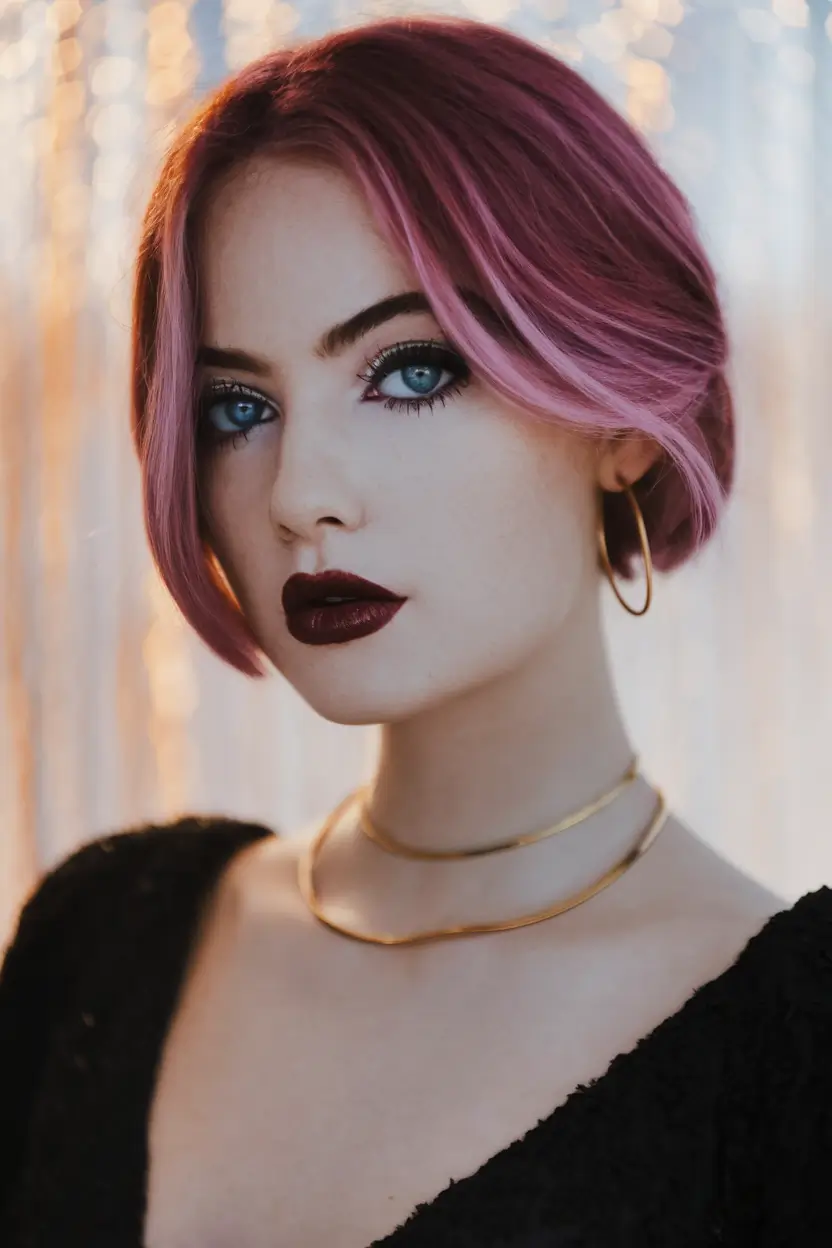 Haircuts to Try in October 2025 Bold Berry Bob