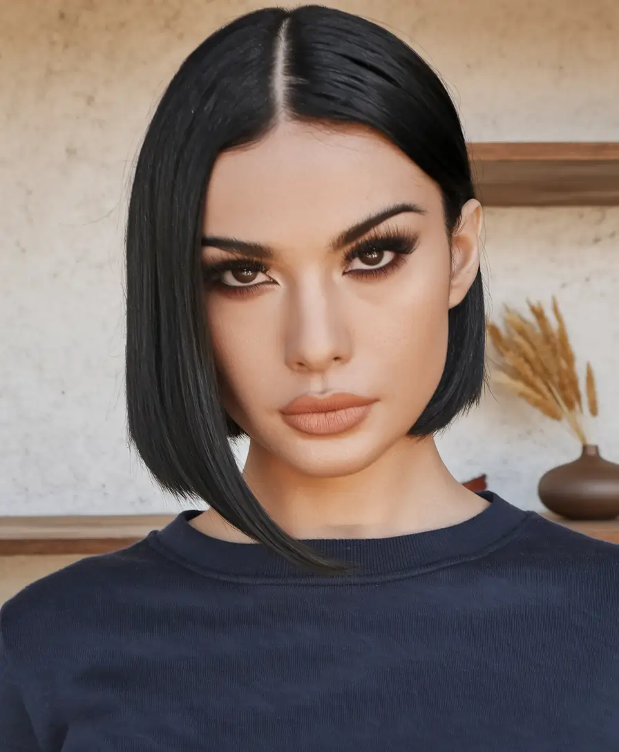 Modern Winter Haircuts Guide 2025-2026 Asymmetrical Sleek Bob