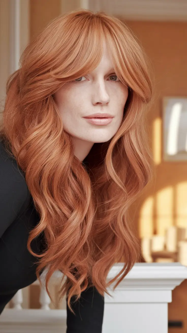 October 2025 Fall Hair Color Trends Strawberry Copper Layers