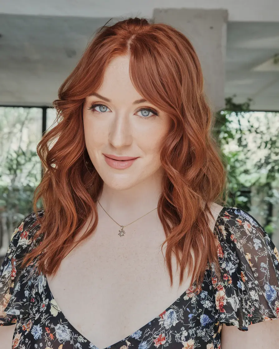 October 2025 Fall Hair Color Trends Radiant Copper Waves