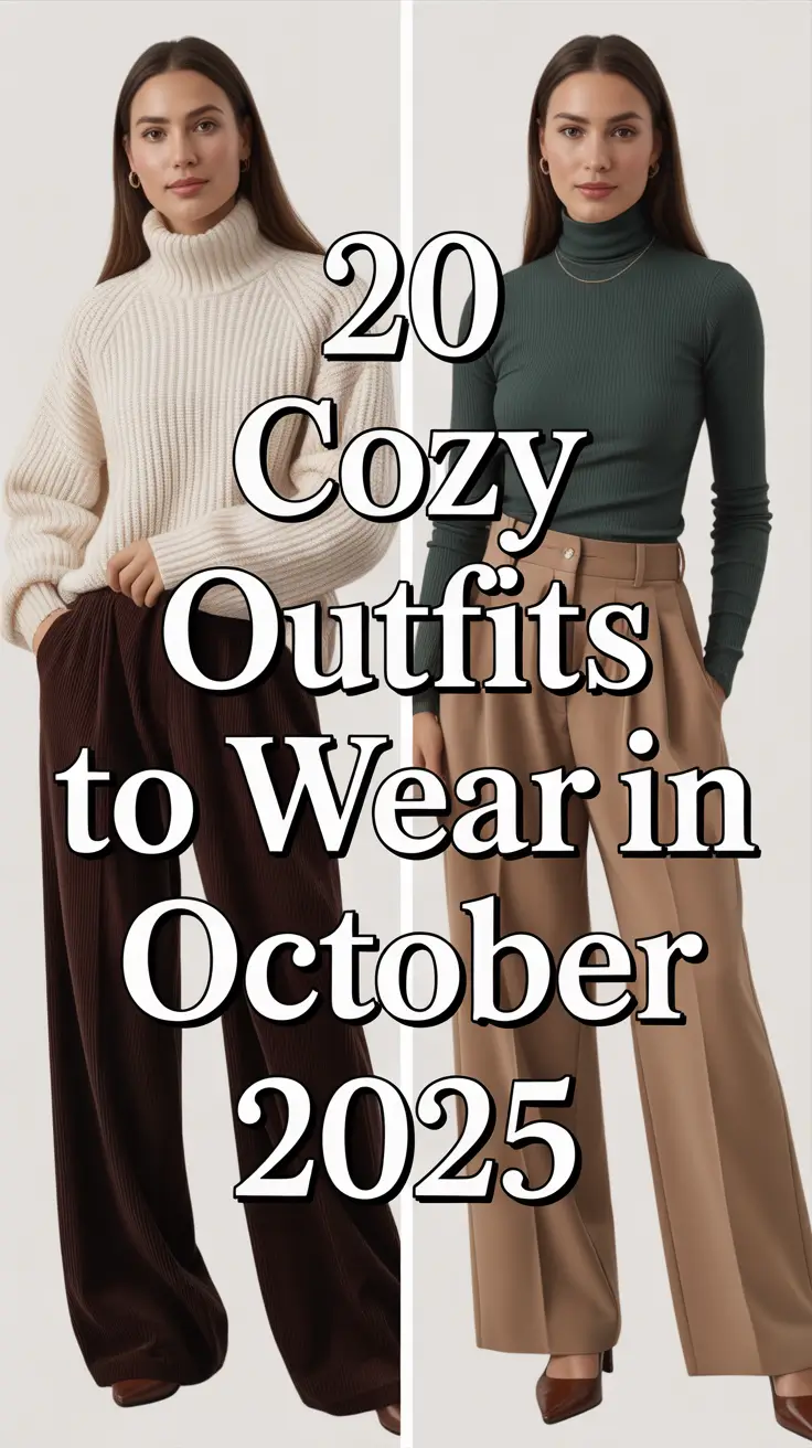 Cozy Outfits to Wear in October 2025 – Cute & Casual Ideas for Women
