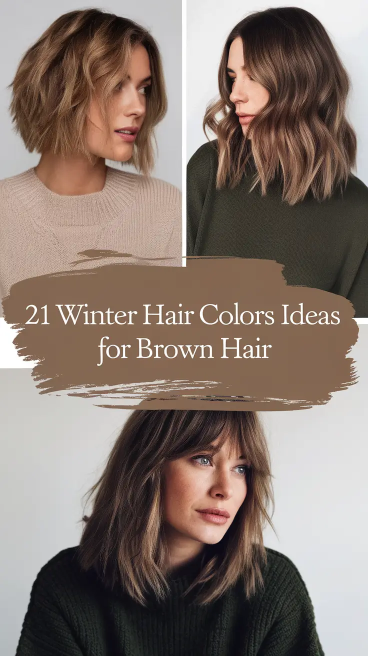 Winter 2025–2026 Hair Colors Ideas for Brown Hair: Trendy Rich Brunette Looks