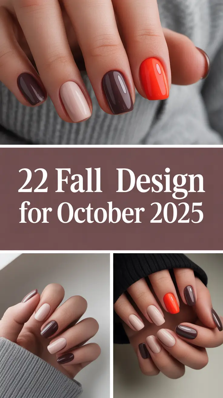 Fall Nail Design for October 2025: Trendy Ideas, Halloween Colors & Cute Almond Looks