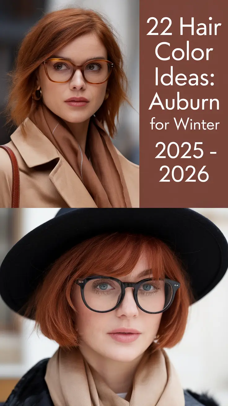 Hair Color Ideas: Auburn for Winter 2025 – 2026 That Will Inspire Your Next Look