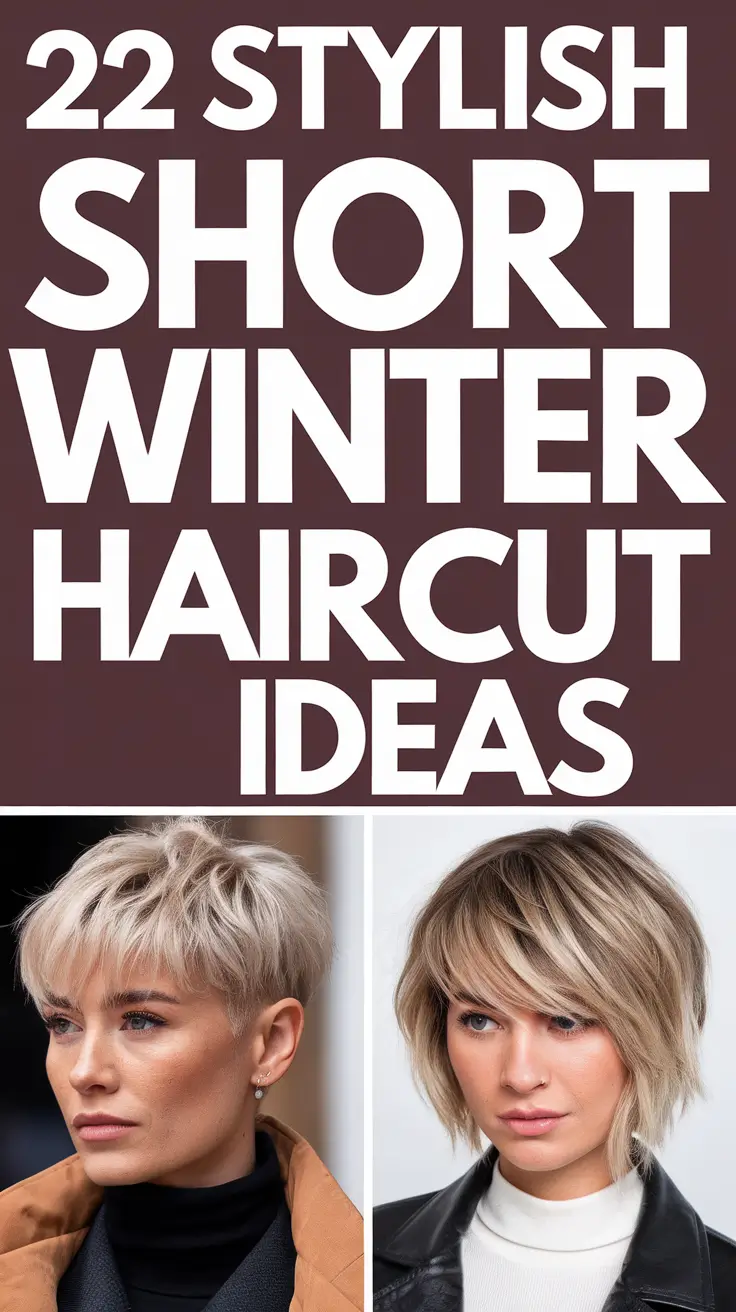 Stylish Short Winter Haircut Ideas 2025–2026: Cute & Modern Looks for Women