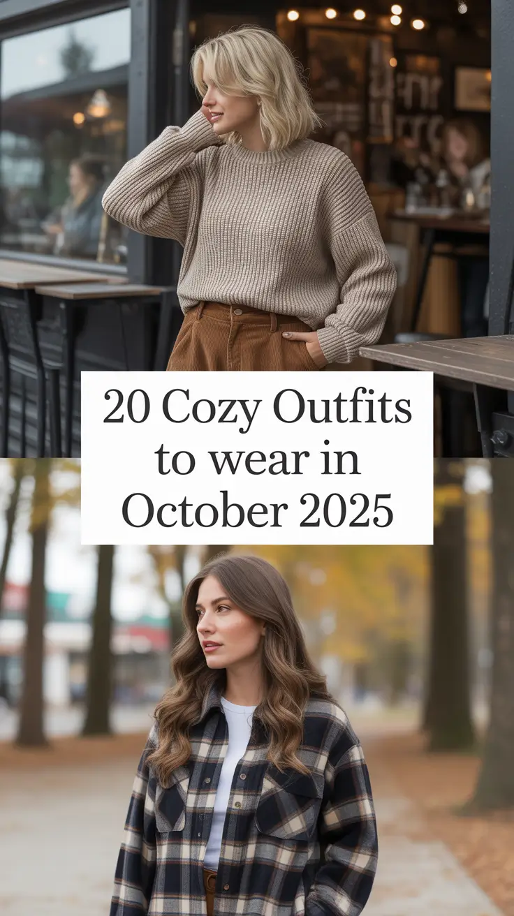 Cozy Outfits to Wear in October 2025 – Cute & Casual Ideas for Women