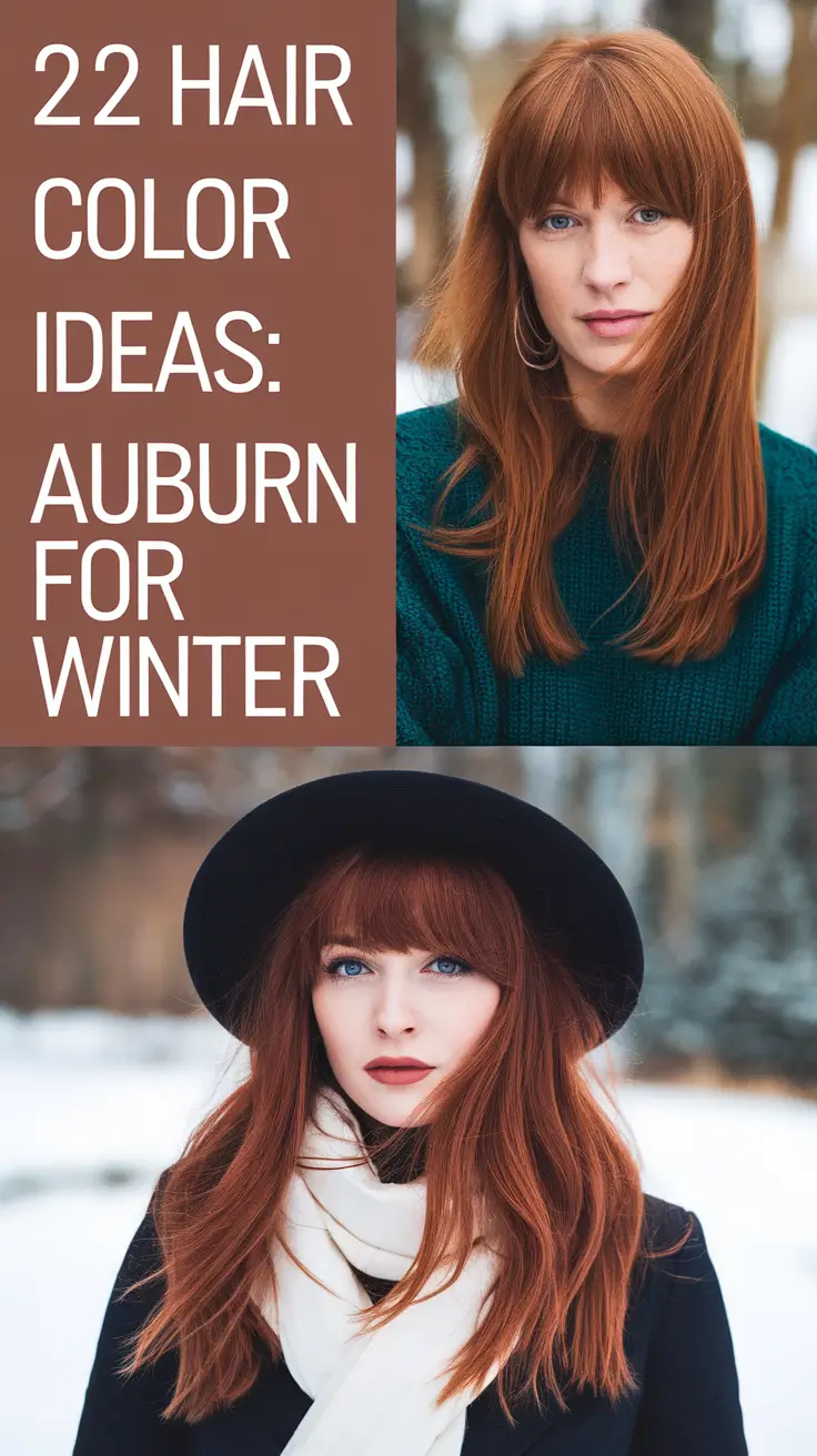 Hair Color Ideas: Auburn for Winter 2025 – 2026 That Will Inspire Your Next Look