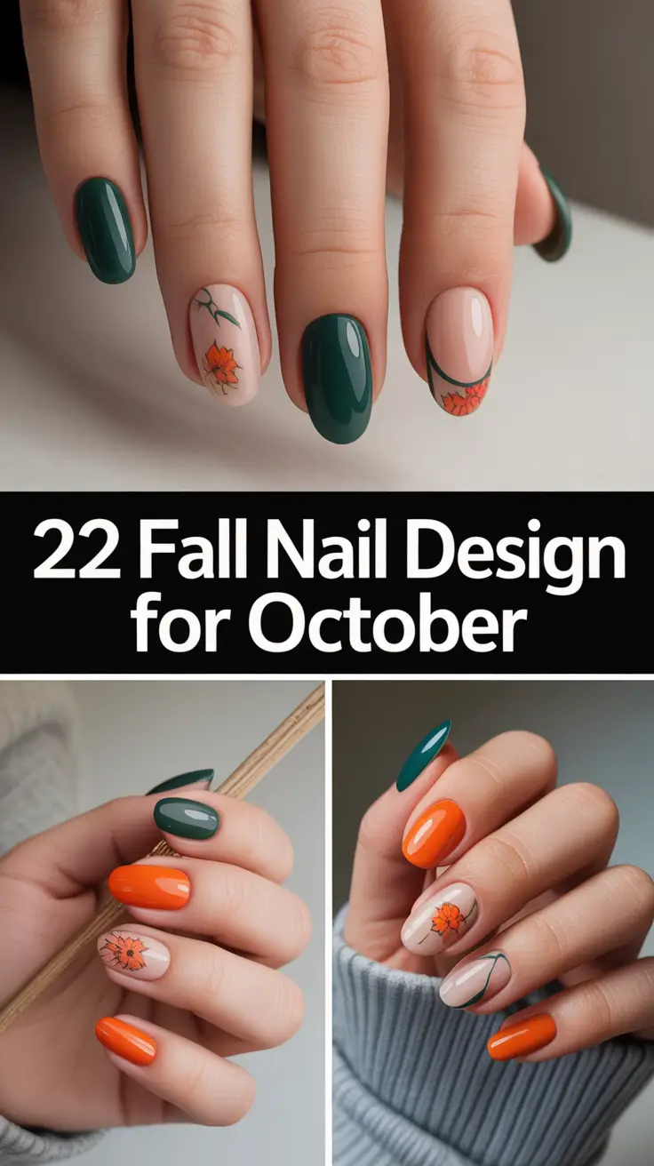 Fall Nail Design for October 2025: Trendy Ideas, Halloween Colors & Cute Almond Looks