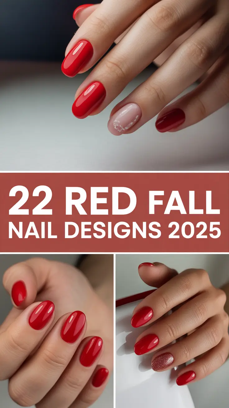 Red Fall Nail Designs 2025: Chic Ideas for Autumn Inspiration