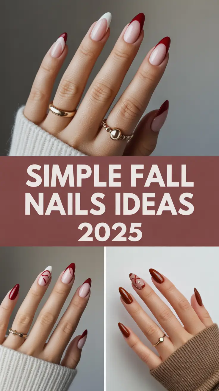 Simple Fall Nails Ideas 2025: Cute Autumn Designs for Every Style