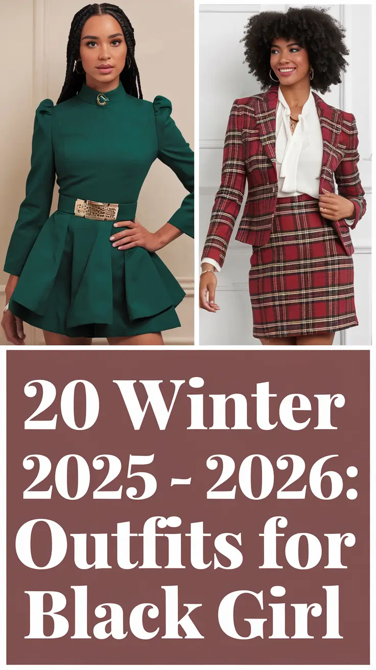 Winter 2025 – 2026: Outfits for Black Girl That Define Elegant Cold-Weather Fashion