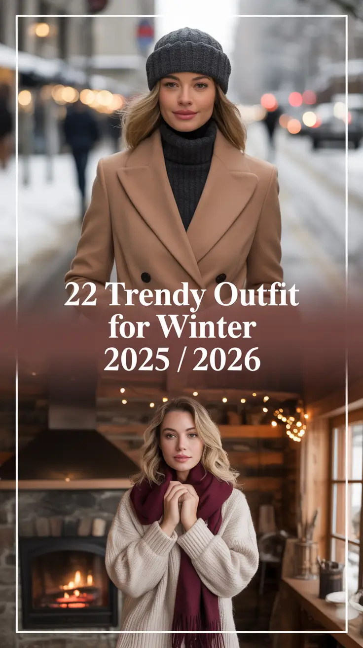 Trendy Outfit for Winter 2025 / 2026: Fresh Ideas for Women’s Casual & Dressy Looks