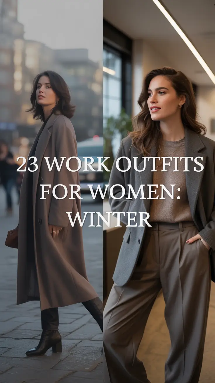 Work Outfits for Women: Winter 2025 - 2026 — Classy & Cozy Ideas for Chic Office Style
