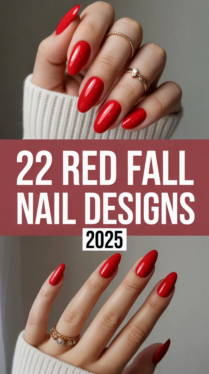 Red Fall Nail Designs 2025: Chic Ideas for Autumn Inspiration
