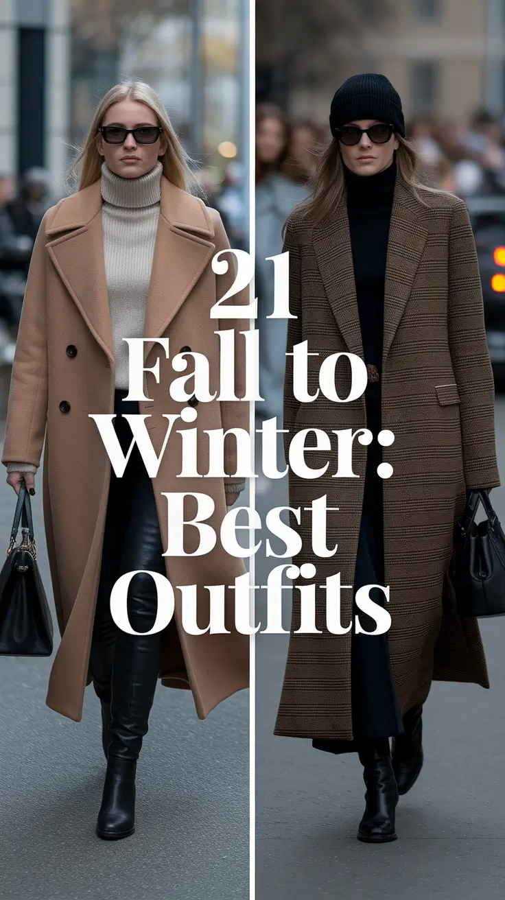 Fall to Winter: Best Outfits for 2025 – Chic & Classy Style Ideas