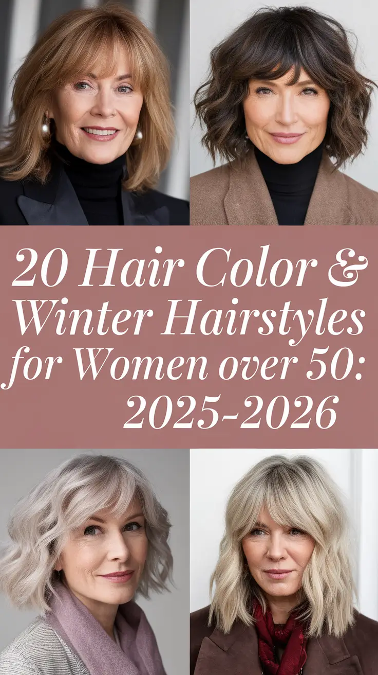 Hair Color & Winter Hairstyles for Women Over 50: 2025–2026 – Gorgeous Styles