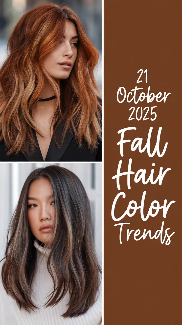 October 2025 Fall Hair Color Trends: Fresh Ideas for Brunettes, Blondes & More