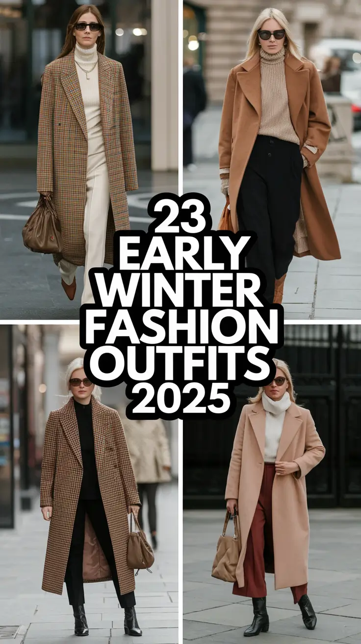 Early Winter Fashion Outfits 2025: Cute & Casual Inspiration for Women