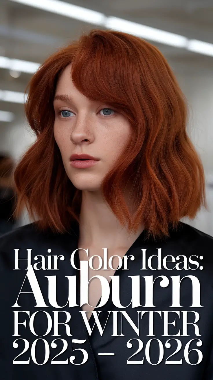 Hair Color Ideas: Auburn for Winter 2025 – 2026 | Best Ideas for Brunettes