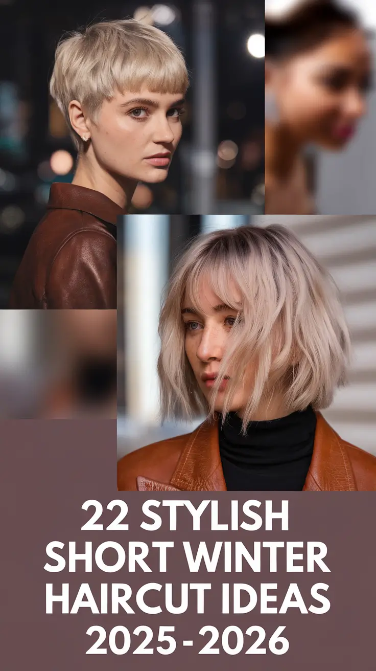 Stylish Short Winter Haircut Ideas 2025–2026: Cute & Modern Looks for Women