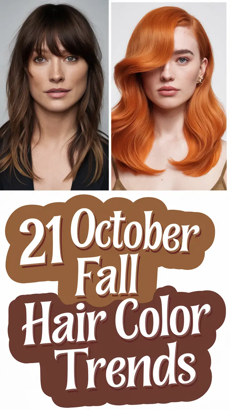 October 2025 Fall Hair Color Trends: Fresh Ideas for Brunettes, Blondes & More