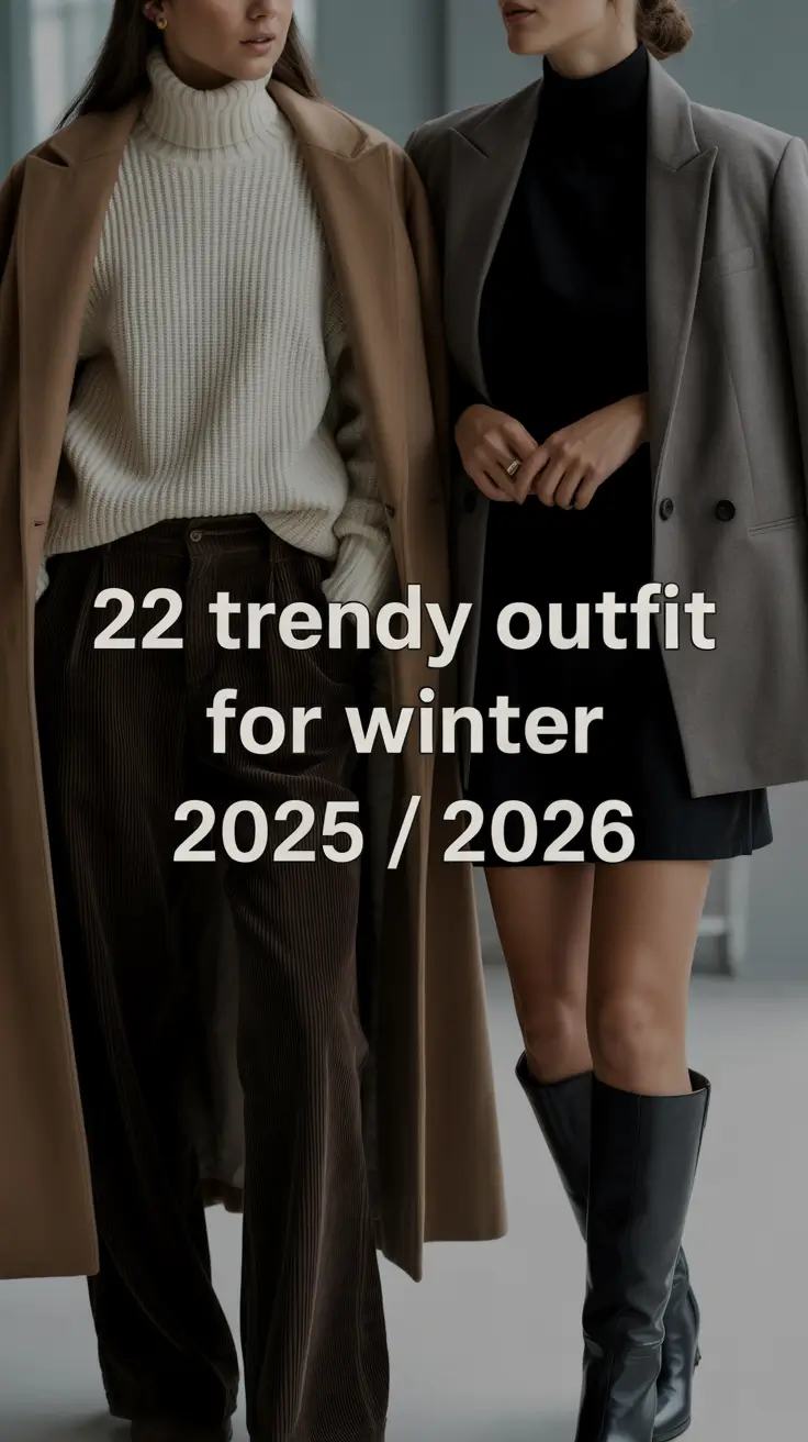 Trendy Outfit for Winter 2025 / 2026: Fresh Ideas for Women’s Casual & Dressy Looks