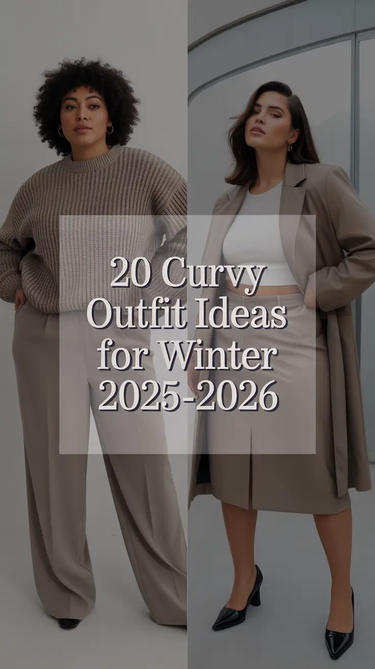Curvy Outfit Ideas for Winter 2025–2026: Elegant and Casual Plus Size Inspo