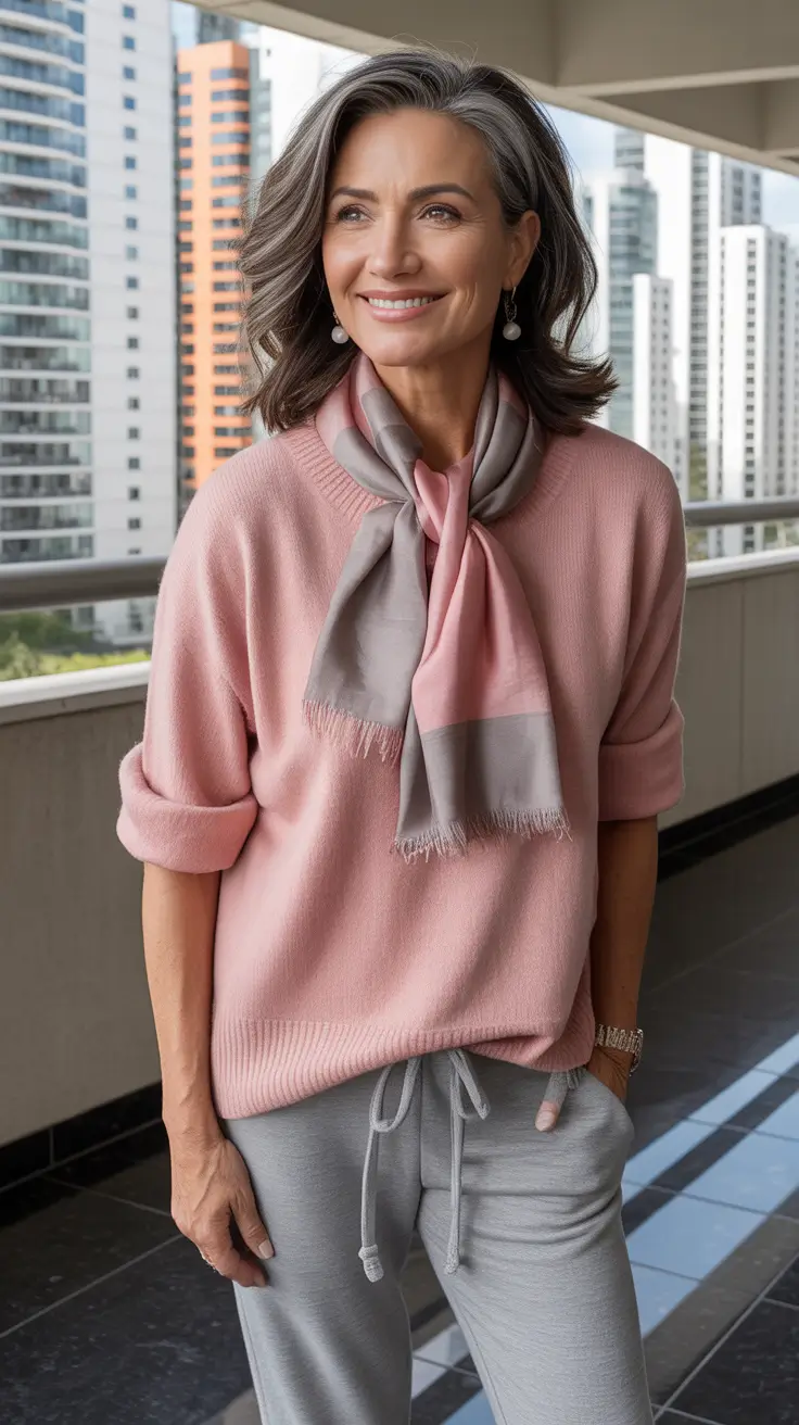 Stylish for Women Over 40 Winter Outfit 2025–2026 Soft Neutrals with Feminine Ease