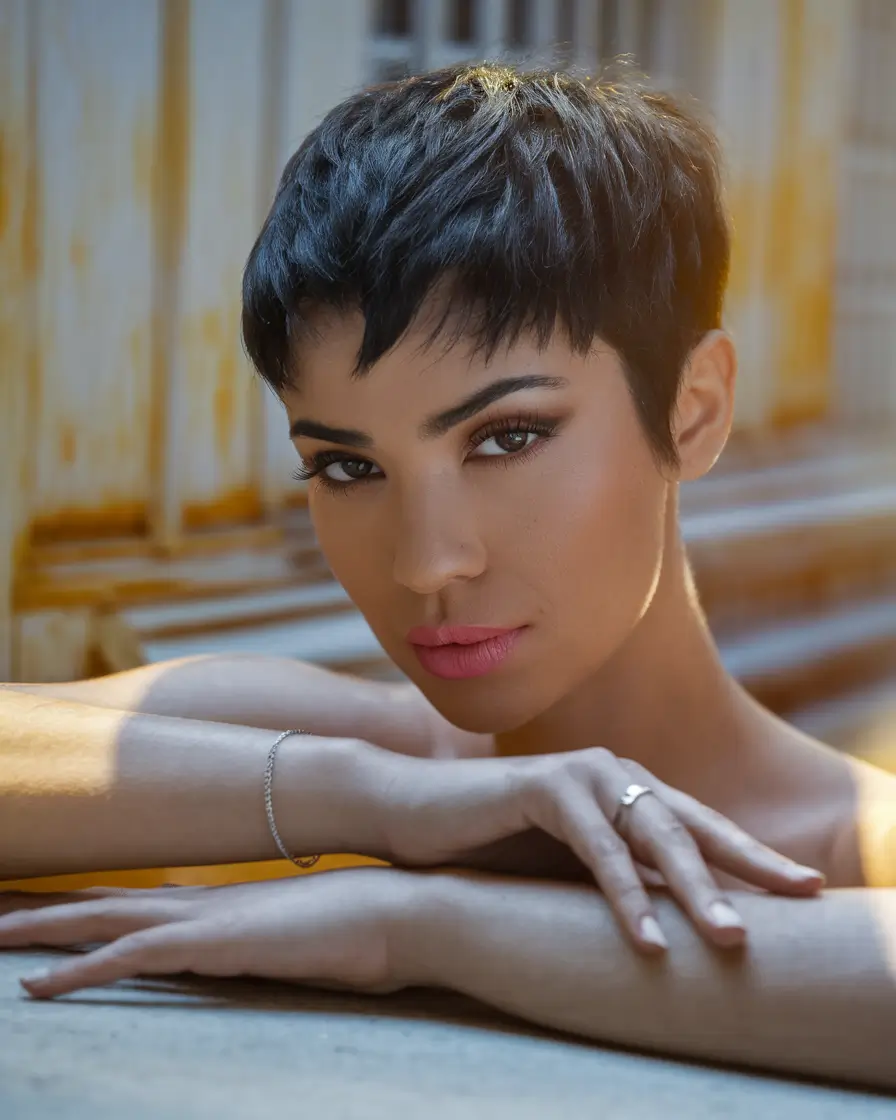 Stylish Short Winter Haircut Ideas 2025-2026 Modern Cropped Pixie with Edge