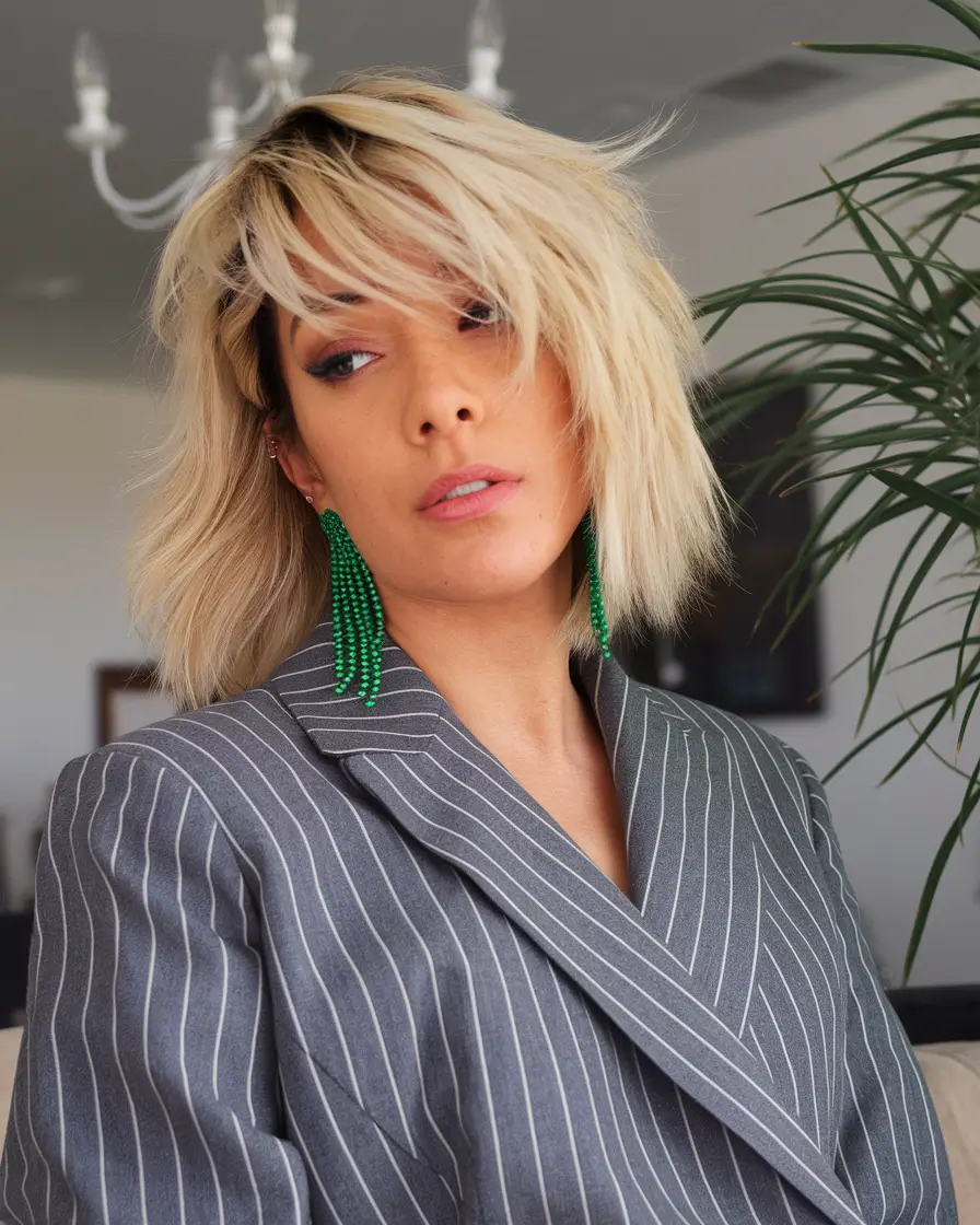 Stylish Short Winter Haircut Ideas 2025-2026 Asymmetrical Bob with Soft Layers