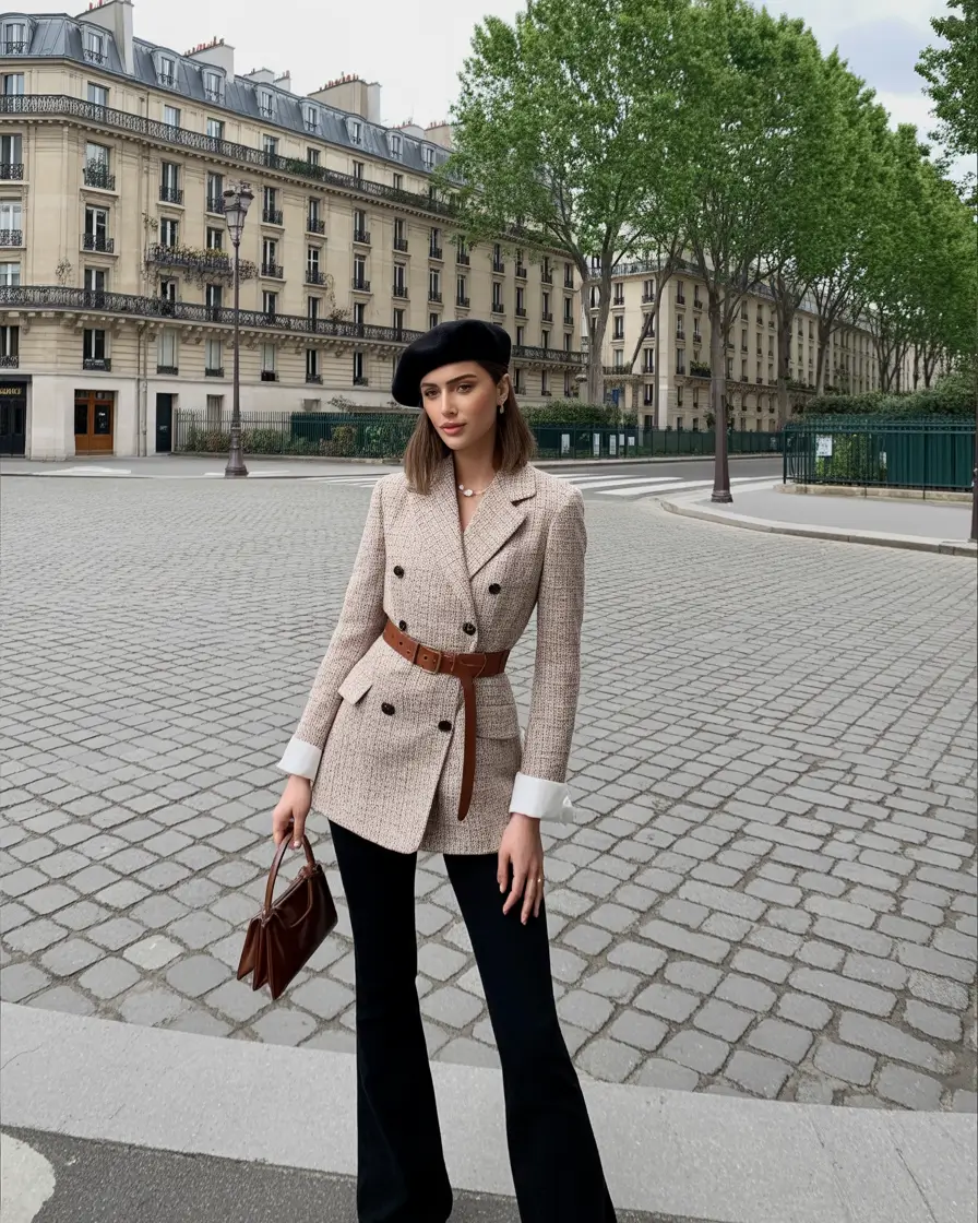 Trendy Outfit for Winter 2025 / 2026 Parisian Tailored Elegance