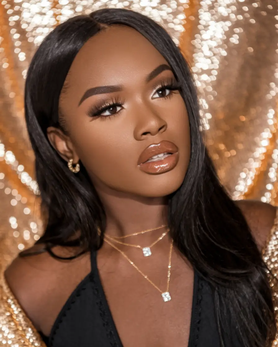 Winter 2025-2026 Hair Colors Ideas for Black Women Subtle Chocolate Elegance